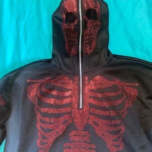 Skull Full Body Zip Hoodie